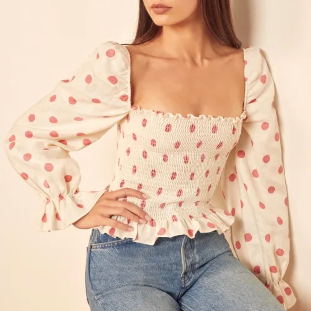 Reformation Tangerine Top